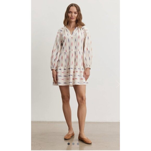 NWT Size L - Velvet by Graham & Spencer 100% Cotton Romee Dress (NWT US$ 179) - Picture 7 of 12
